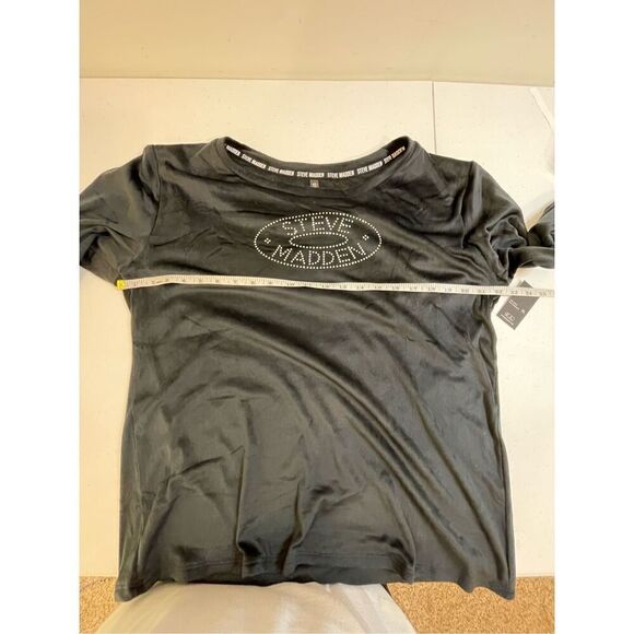 Steve Madden women’s black sleepwear top XL super soft NWT - Picture 3 of 6